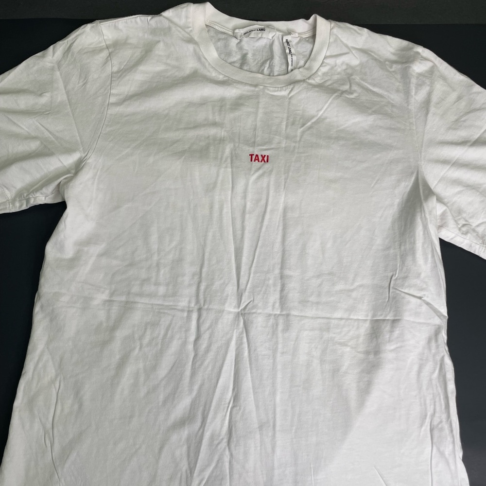 Helmut Lang Taxi Tee White Mens L White Short Sleeve